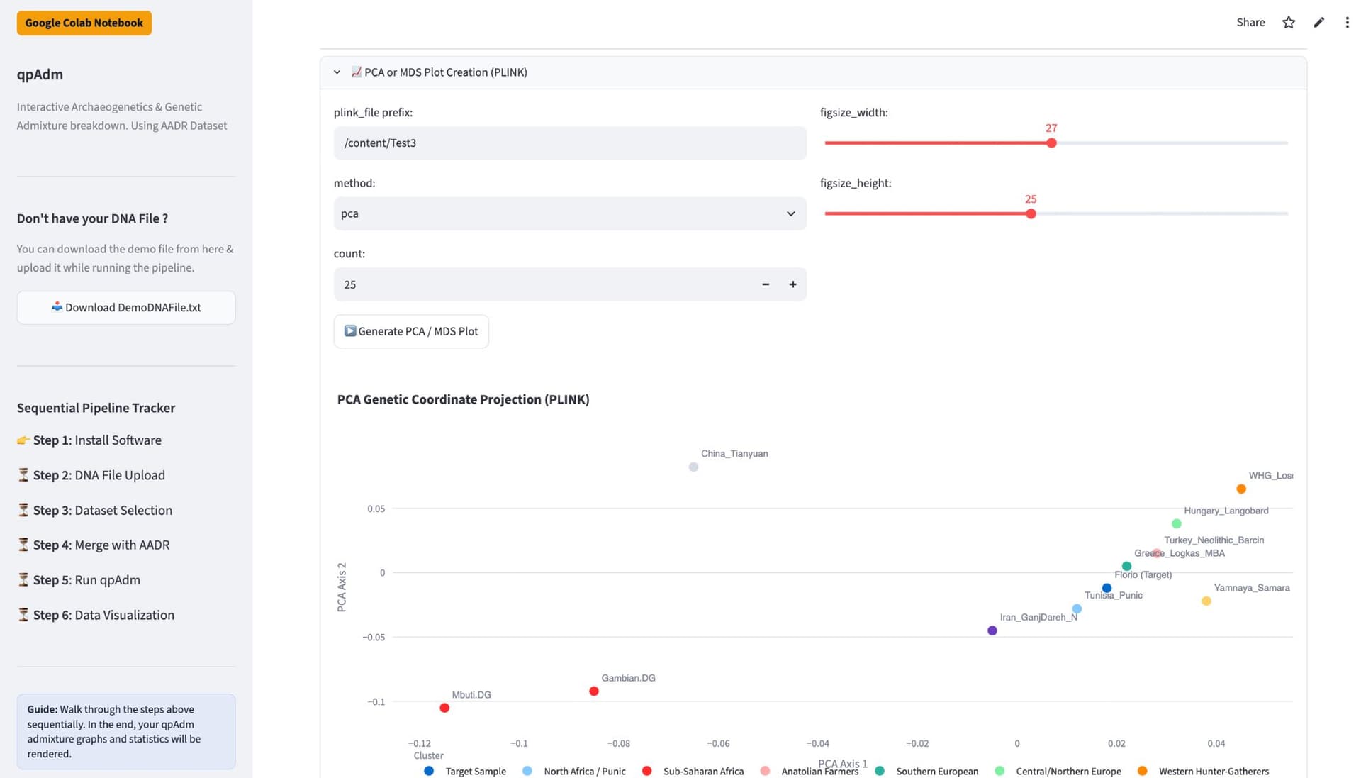 Indian Genome Atlas screenshot